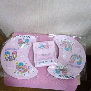 키키 & 라라 멜라민 플레이트 세트 거울 & 빗