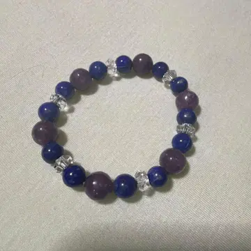 라피스라줄리 레피도라이트 수정 팔찌