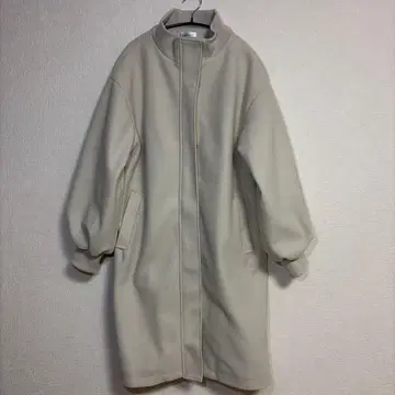 Nuelu. ap retro 베이지 롱 코트