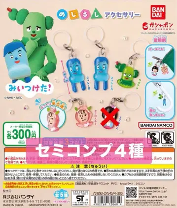 미이츠케타! 메지루시 액세서리 세미 컴프 4종 세트