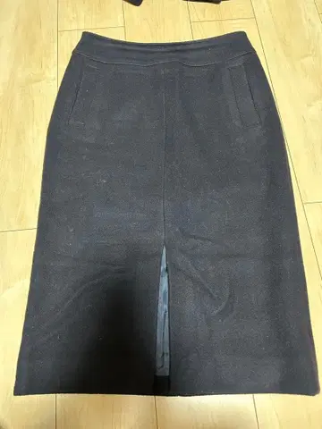 SLOBE IENA 블랙 타이트 스커트 슬릿 포함