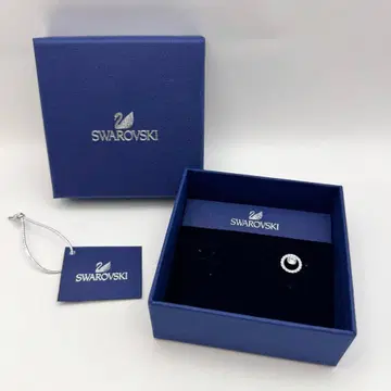미사용품 SWAROVSKI 스와로브스키 서클 귀걸이 한쪽