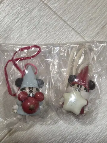 디즈니 릴린린 캡슐 토이 2025 빨간색 스카이블루 2개 세트 미사용