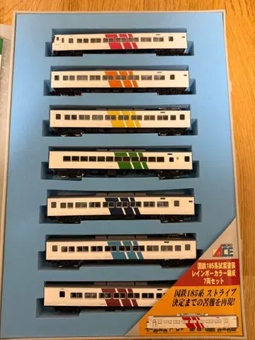 185계 레인보우 컬러 세트 N 게이지 8량 편성