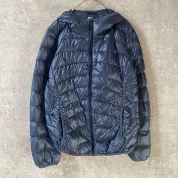 UNIQLO 다운 자켓 다운 90 네이비 M 사이즈 여성용