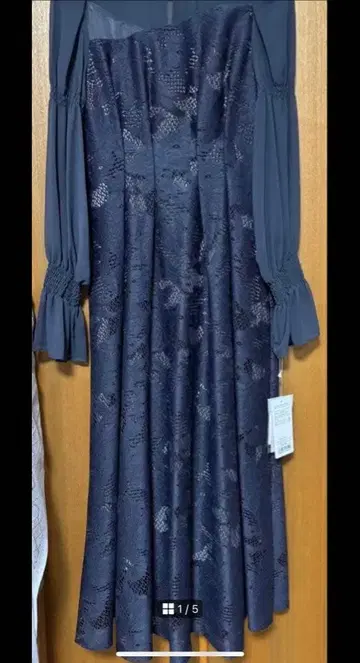 kana 긴팔 원피스 차콜 그레이 S 택 포함