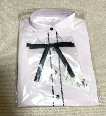 셀러리 사무복 13호 긴팔 리본 블라우스