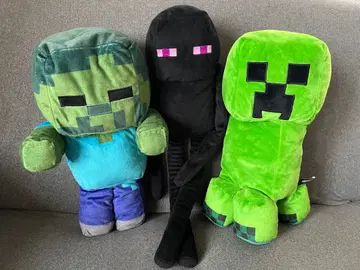 마인크래프트 엔더맨 밤 좀비 BIG 봉제 인형 3종 세트