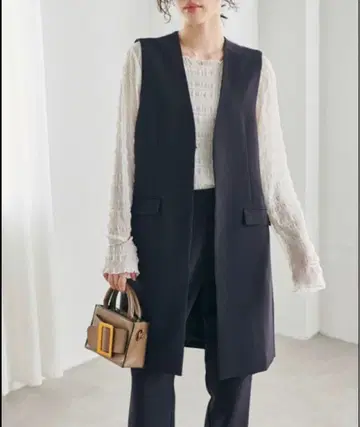 RANAN 2종 세트 노카라 롱베스트 셋업 졸업식 입학식