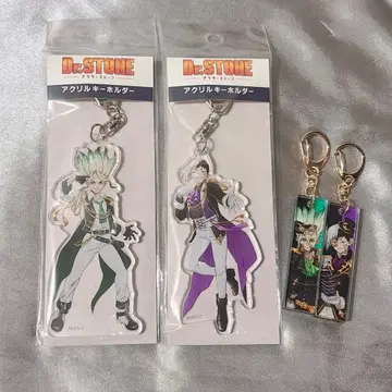 Dr.STONE 아크릴 키링 겐 치쿠 4세트