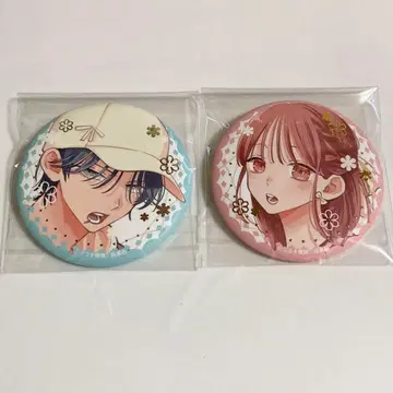 봄의 폭풍과 몬스터 미유키 꿀벌 캔뱃지 멜론북스 봄몬 꽃과 순정만화