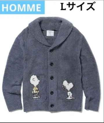 젤라또피케 PEANUTS 콜라보 스누피 가디건 HOMME L