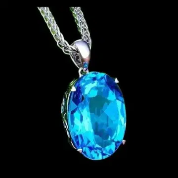 [ N028 ] 목걸이 여성용 남성용 블루 파랑 액세서리 팔찌