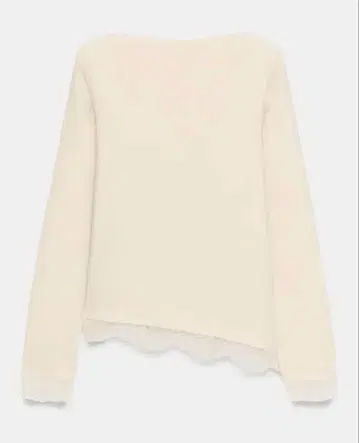 zara 소프트 레이스 상의 에크루