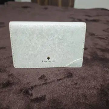 Lurtia 4C 펄 화이트 명함지갑