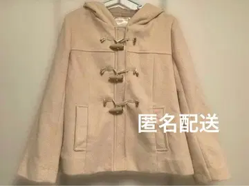 핑크 더플 코트 토글 버튼 포함 L 사이즈