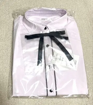 셀러리 사무복 15호 긴팔 리본 블라우스