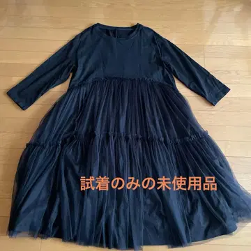 Room 404 튤이 달린 원피스 시착만 한 미사용품