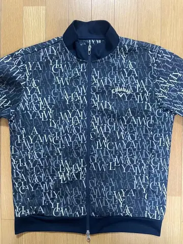 캘러웨이 L 올 패턴 지퍼 자켓 발수 골프웨어