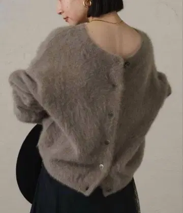 새상품급 Loungedress FUR 캐시미어 2WAY 니트 가디건