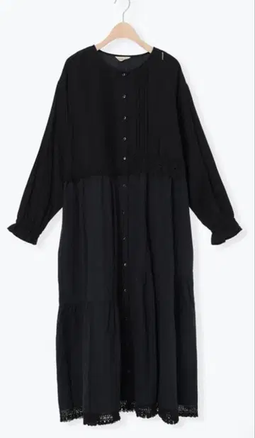 사만사 모스모스 레이스 패치워크 원피스 블랙 새상품