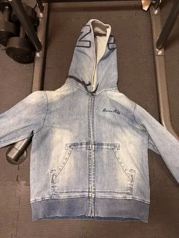 AVIREX 지퍼 후드티