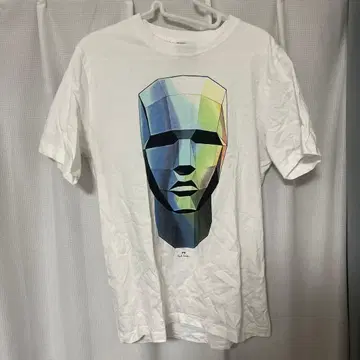 Paul Smith 다각형 얼굴 T셔츠 화이트