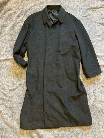 온워드 카시야마 스텐카라 코트 캐시미어 차콜 그레이 M 롱 코트