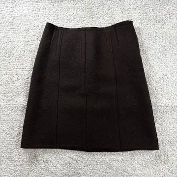 알레산드로델라쿠아 이탈리아제 울 100 타이트 스커트 브라운 40