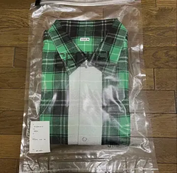 SEQUEL 시크엘 라인 체크 셔츠 L