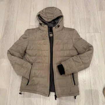 ZARA 남성용 스웨이드 후드 부착 코트