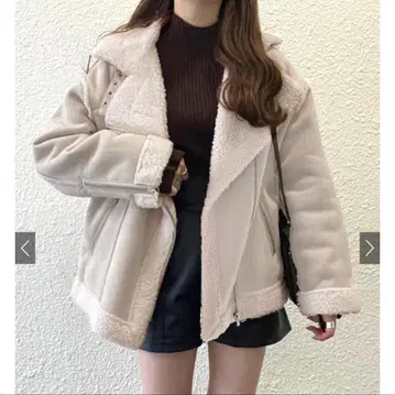 무스탕풍 더블 브레스트 자켓