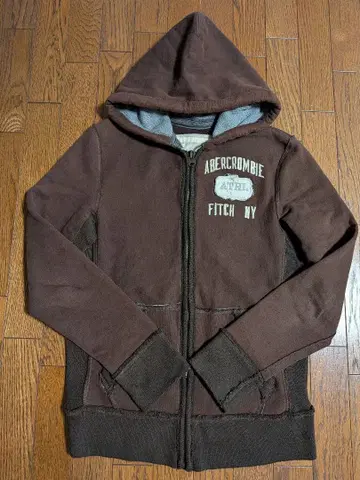 Abercrombie & Fitch 브라운 후드티 L