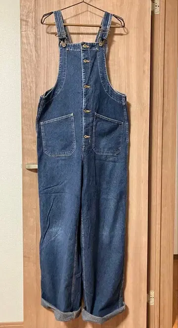 아메리카니노 데님 오버롤 데크 팬츠 살로펫 작업복