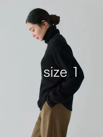 [ crewre ] 울 리오셀 하이넥 니트 [ black ]