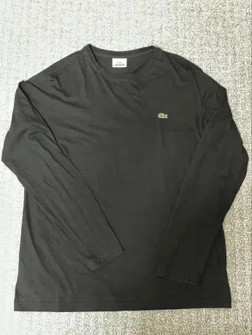 LACOSTE 블랙 긴팔 티셔츠 사이즈 5
