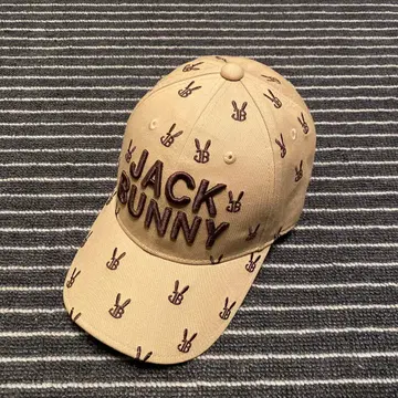 JACK BUNNY 베이지 캡 골프 캡