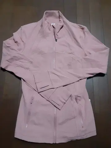 핑크 하이넥 자켓 여성용