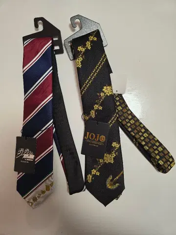 [ 새상품 ] 죠죠의 기묘한 모험 넥타이 2개 세트