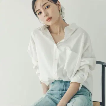 [ 새상품급 ] anuans 아뉴앙스 스탠다드 셔츠 화이트