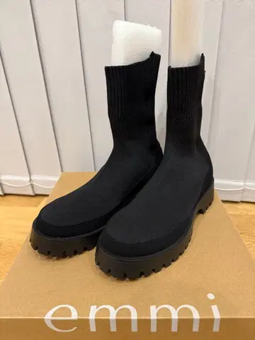 emmi eco 니트 부츠 블랙 24.5