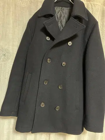 ships 다크 네이비 울 피코트 제트 블루