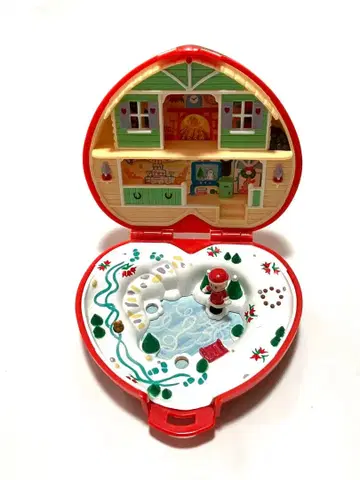 엔젤 포켓 크리스마스 빨간색 하우스 인형 1개 포함