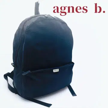 대용량 agnes b. 에네스베 백팩 네이비
