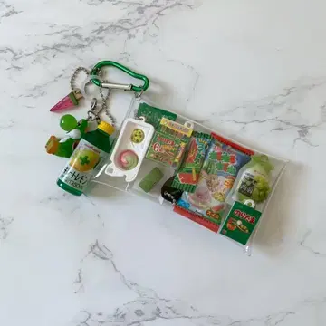 가챠 파우치 그린 계열