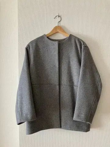 슈퍼 파인 비버 크루넥 코트 (그레이 A / 36)