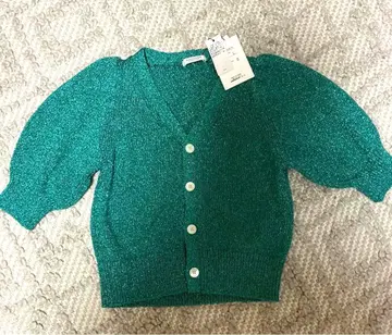 투모로우랜드 새상품 MACPHEE 반짝이는 가디건 이벤트나 파티에