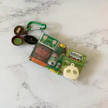 가챠 파우치 그린 계열