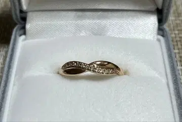 K18PG 핑크 골드 반지 다이아몬드 #12