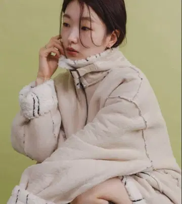 kastane 웨이브 보아 플라이트 자켓